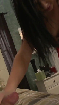 Brunette haired tattooed cheating slut Ashli Orion fucks with pleasure wet pussy and gives blowjob