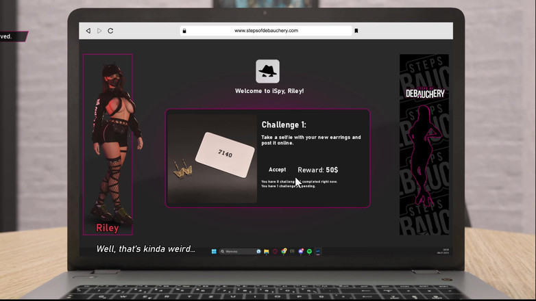 Johannes Gaming: De bauchery'nin adımları 22 Canlı yayına gittim ve külotumu herkese gösterdim