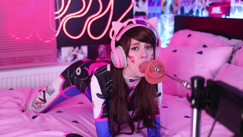 Yukki Amey: D.va pilot overwatch Dva ngentot mesin seks
