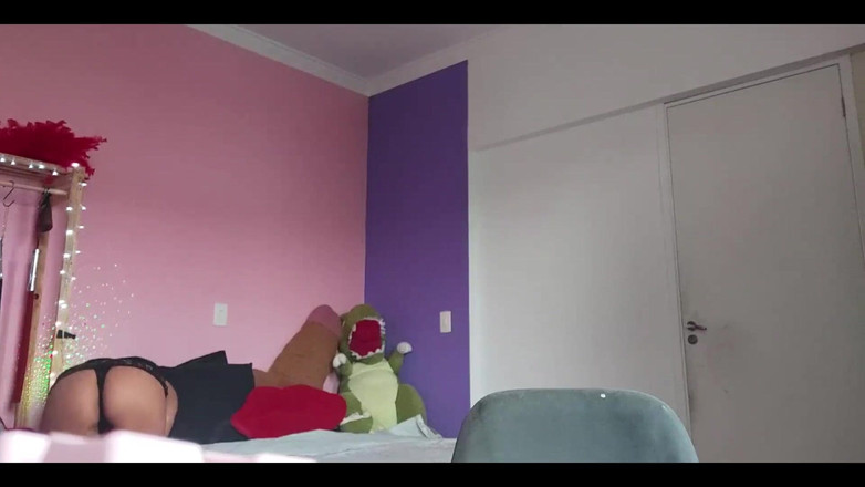 Espuleta Maia: Heißes brasilianisches mädchen spielt und ist morgens aufgeregt