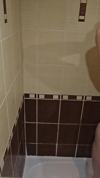 My Hot BBW Wife Masturbates in the Shower