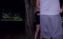 Casal Prazeres RJ: Night Walk Ends in a Park Fuck While Passersby Looked...