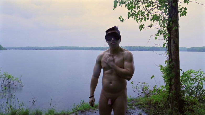 barenakedboy: Flexen und im Regen am see