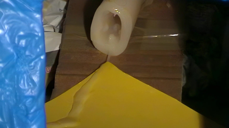 Mark Hannes: Fleshlight fuck masturbace a sperma pod mikroskopem