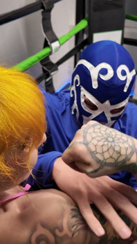 Muscle Worship! Phoenix Star Vs Masked Rider - Featuring Mixed Wrestling,