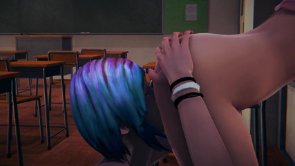 Waifu club 3D: Chloe enjoys eating Max's pussy