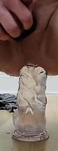 Large Dildo for a Large Ass Gape