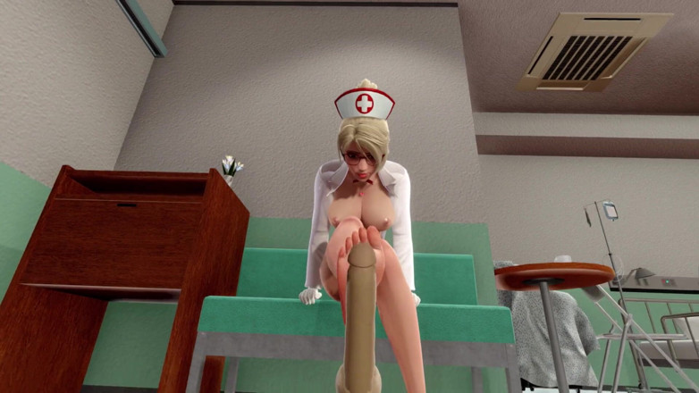 Waifu club 3D: Mercy sega con i piedi il tuo cazzo pov
