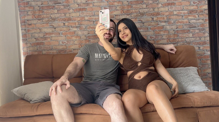Behind the Scenes with Beautiful Latina Camila Henao and Andres Acosta (Andres Acosta)