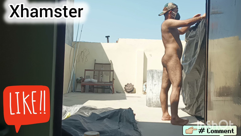 Sansuindia: Mandir Monk Nude on Street Porn