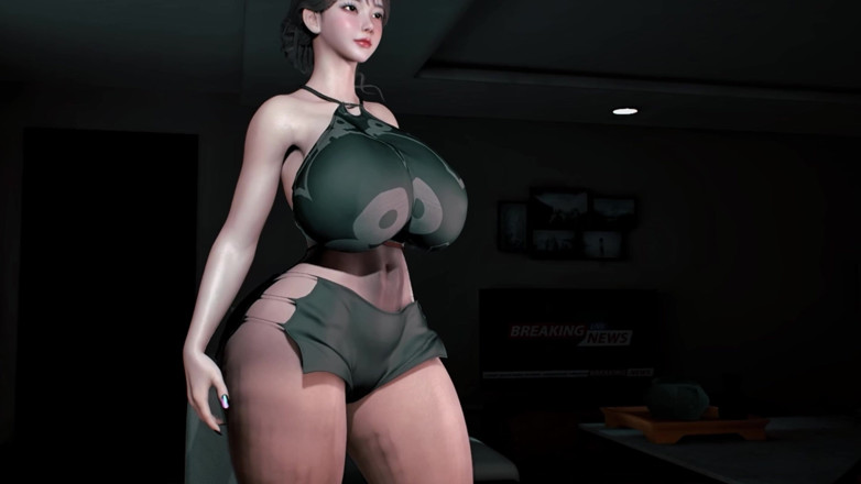 Why fuck so hard: 3D 巨乳荡妇与她的大鸡巴老板出轨