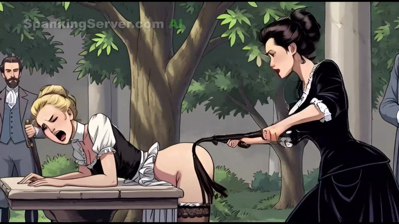 SpankingServer - AI: A empregada é punida, 270326comic1