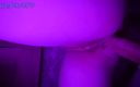 Violet Purple Fox: Cận cảnh con cu to trong âm hộ nhỏ
