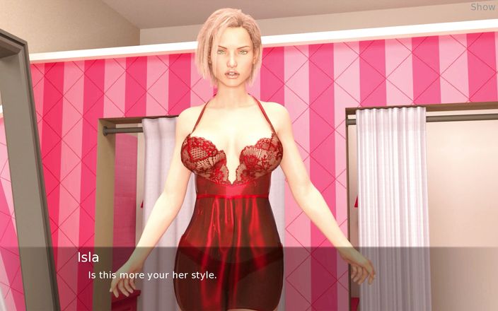 Porny Games: Ateşli evli kadın projesi - yeni seksi iç çamaşırı satın alıyor (47)