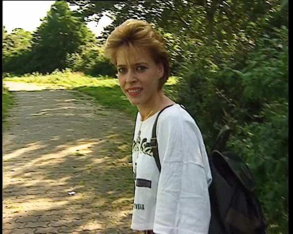 YOUR FIRST PORN: Historia casera con Rebeca abordada en calles alemanas