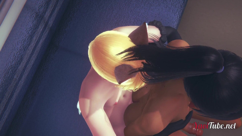 Yaoitube: Yaoi Femboy - nekoi con Simon 2 femboys anal y trío con...