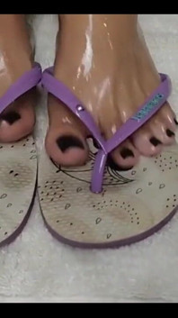 JOI - Oil, Flip Flops, and Goddess Kiffa Gorgeous Feet