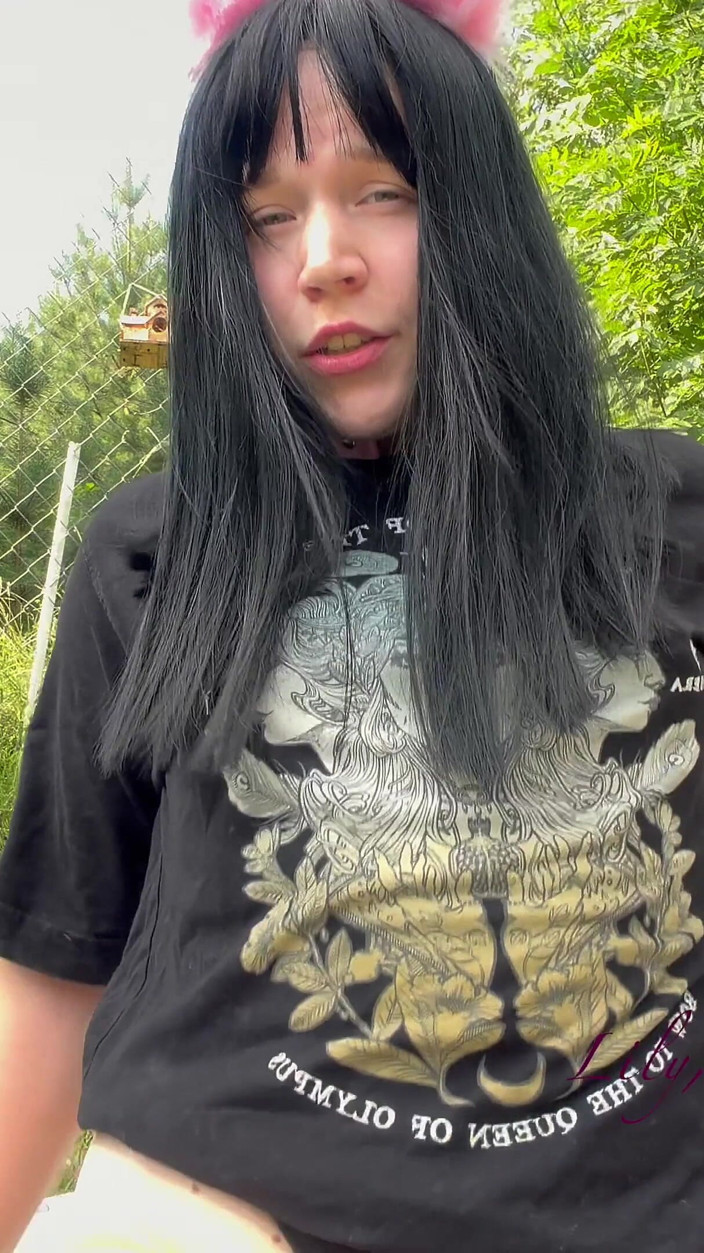 Lily, Goddess of Desire: Goth Rides Your Cock with Ahegao Face