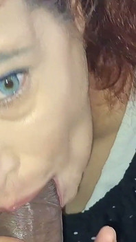 Girlfriend Slurps My Cock and Drools My Cum