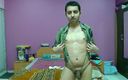 Cute &amp; Nude Crossdresser: Cậu bé khỏa thân dễ thương trong áo sơ mi và áo...