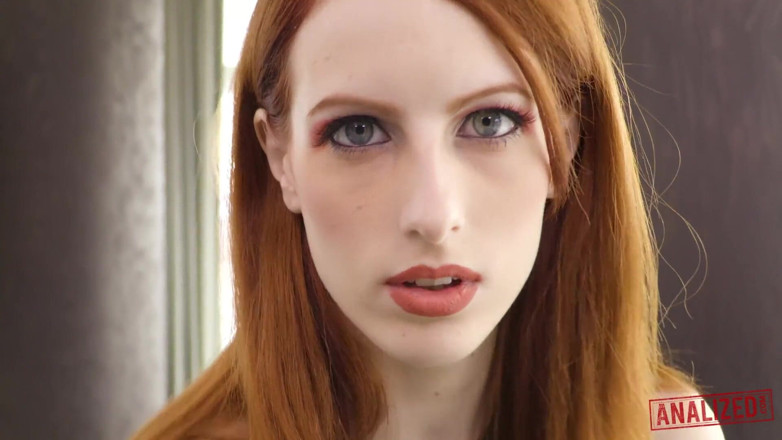 Analized: Redhead Alex Harper anally fucked by a big black cock...