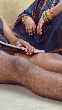 Stepmom Caught Stepson While Studying and Watching Porn