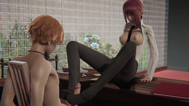 Erza6662: Makima o fute pe Denji L Hentai joc 3D necenzurat