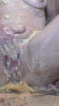 La chatte et la banane à la crème d’une star du porno.