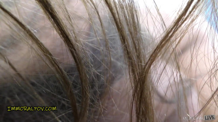 Immoral POV: Curvy 18-year-old pussy stretching scream fest - Immoral POV