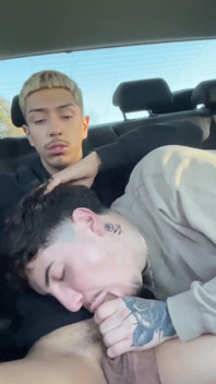 Road spompina un twink spompinato a secco!