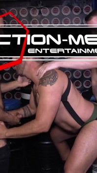 Three Males Bareback