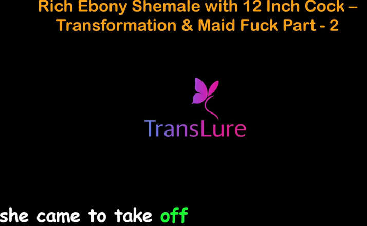 TransLure: 英語オーディオセックスストーリー リッチ・エボニー・シーメール 12インチのペニス - 変身とメイドファック - パート2