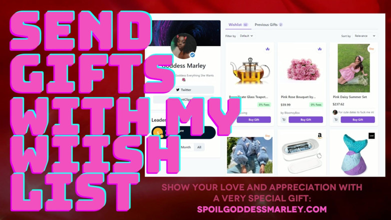 Goddess Marley: Как ты обожаешь черных женщин?