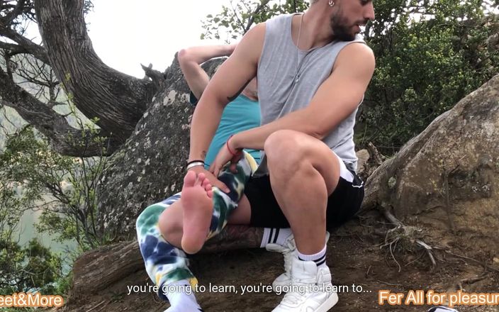 Fer All for pleasure: Corredor hace cosquillas en la montaña pero se vengará