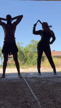 Empressbellasadic Punishing Slave with Whip