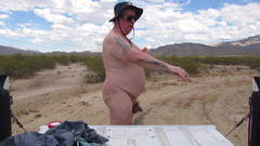 The porky pervert: Desert Hike Jerkoff 5