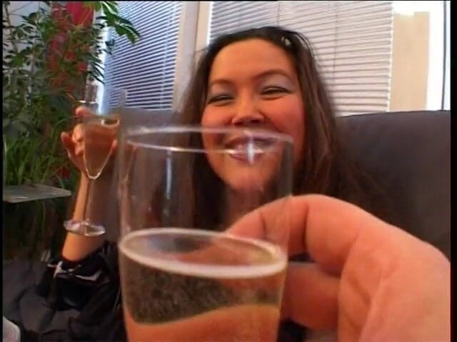 Lucky Cooch: Stockinged milf wearing lingerie gets pounded in spoon pose