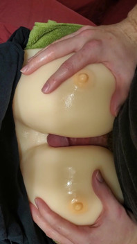 Titty Fucking My Big Tits Toy