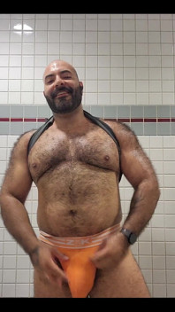 Man in Bathroom