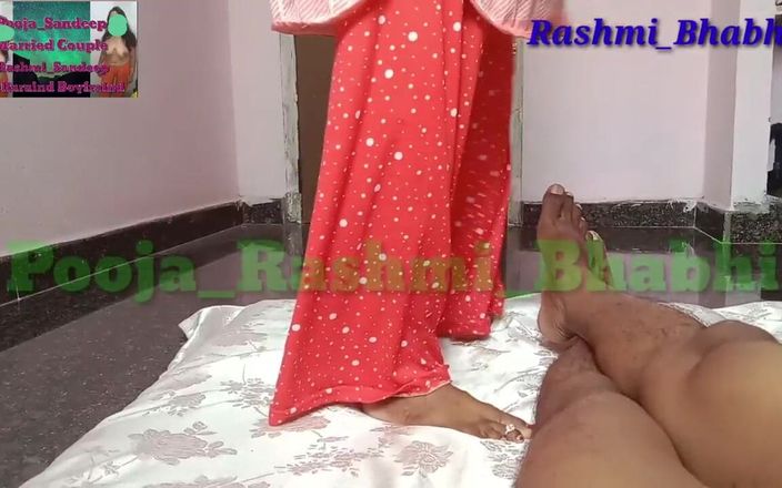 Pooja_Rashmi_Bhabhi: Güzel Rashmi yenge geri döndü tam Hintçe ses