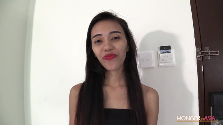 Monger In Asia: Ultra thin Asian whore inseminated and bred