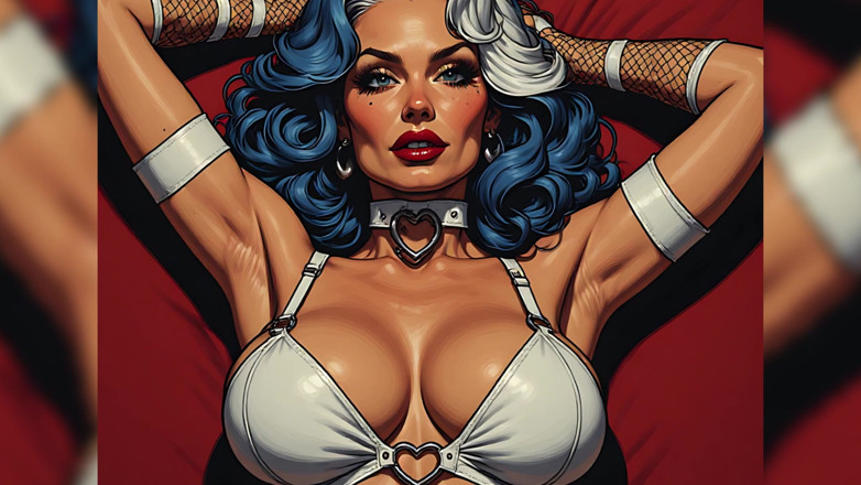 AI Porn: Pin-up Babe Art