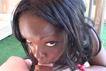 Bestofretro: First deepthroat with a white cock
