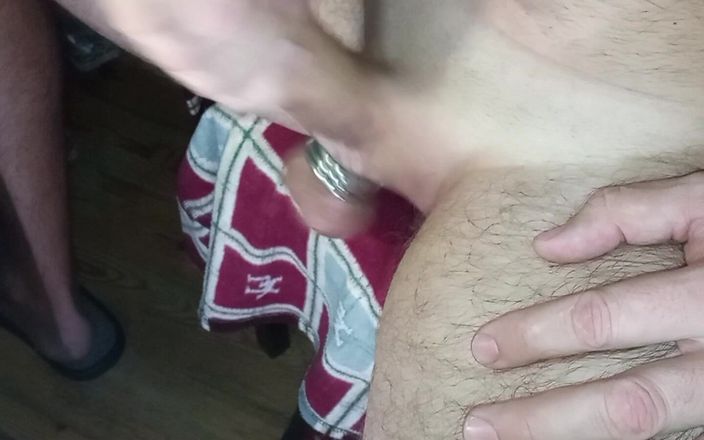 White Ukrainian Dick: Masturbação em casa de alta qualidade com anéis de bolas...