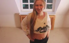 He rubs his penis on my clit and cums in my panties!