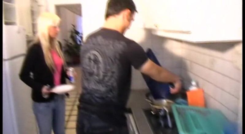 Femdom Austria: House slave must clean the kitchen