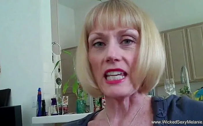 Wicked Sexy Melanie: Busty mature gets jizzed in her mouth
