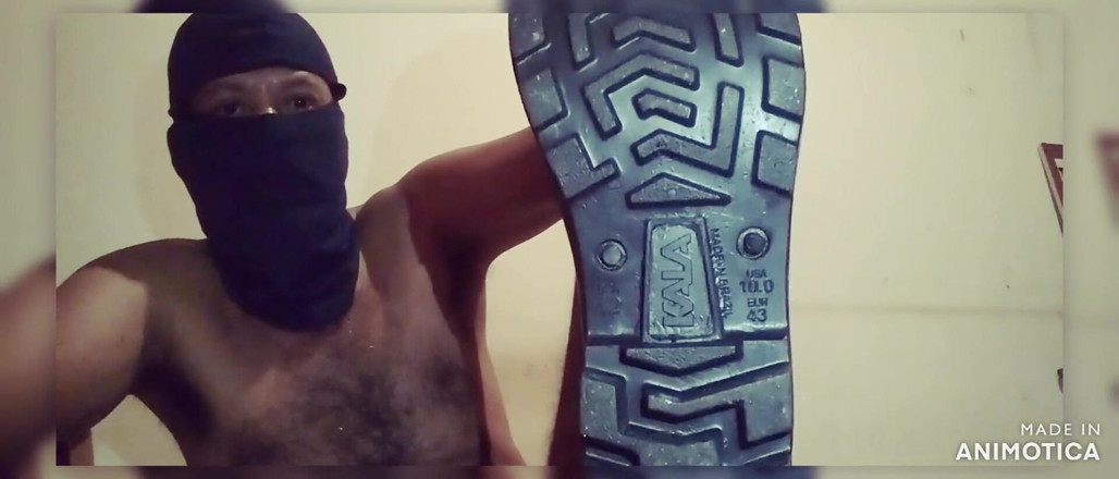 Stink HairyMale: Botas y jockstrap sucio (V00001)