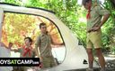Say Uncle: Chicos en el campamento - lindos chicos exploradores Dakota Lovell y...