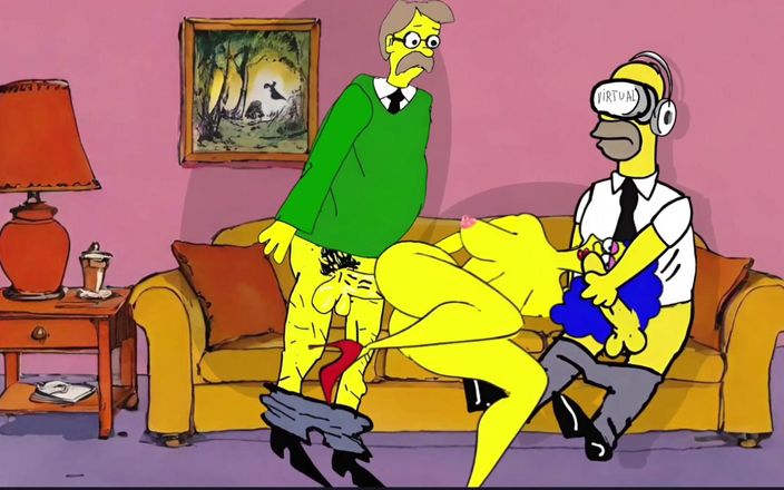 Octopussy Lovers Club: Soused šuká vdanou ženu v domácnosti, zatímco její manžel sleduje porno